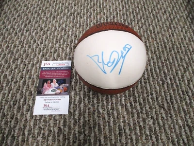 Houston Yao Ming Autographed Signed NBA Spalding Mini Basketball  JSA COA - Image 1 of 4