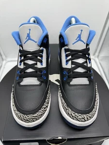 2014 Jordan 3 ‘Sport Blue’ Size 7Y 398614-007 USED VNDS - Picture 1 of 8