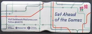 Plastic OYSTER CARD HOLDER / WALLET - 2012 LONDON OLYMPICS AND PARALYMPIC GAMES - Picture 1 of 1