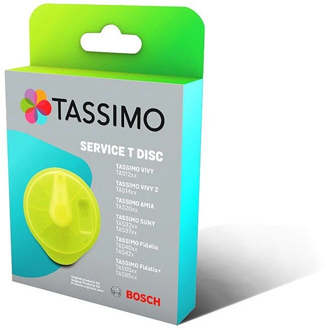 Bosch Tassimo Service T-Disc gelb 621101 17001490 Reinigung Entkalkung ORIGINAL - Bild 1 von 3