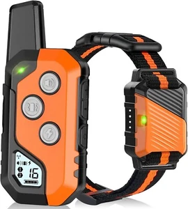 PIOUNS Hunde Schockhalsband IP67 wasserdicht Hundetraining Halsband mit Fernbedienung 3 Modi - Bild 1 von 7