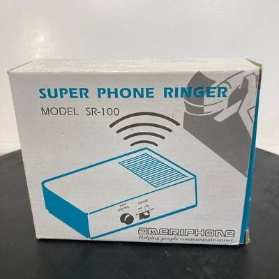 Ameriphone SR-100 Super Timbre Teléfono, Amplifica Timbre, B30 Foto 1 de 4