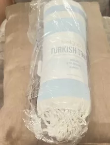 FEELGOODZ handgemachtes türkisches Handtuch in Farbe - Meer für Picknick, Strand NEU mit Etikett - Bild 1 von 1