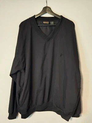 Pullover cortavientos vintage de golf Jantzen deportivo XLT negro para hombre Foto 1 de 4