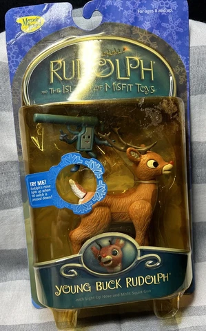 Rudolph the Red Nosed Reindeer Young Buck Rudolph & Misfit Toy Memory Lane 2002 Cover