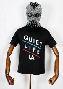 Camiseta The Quiet Life Camiseta Inclinada Negra en XS Streetwear - Imagen 1 de 1