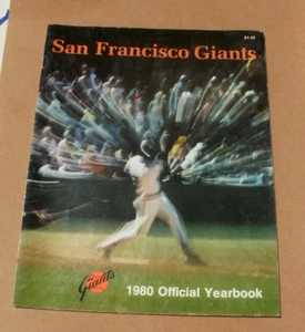1980 San Francisco SF Giants MLB Yearbook - Picture 1 of 1