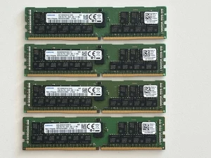 Samsung 128GB (4x32GB) PC4-2666V DDR4 2666MHz ECC Registered RAM M393A4K40BB2 - Bild 1 von 4