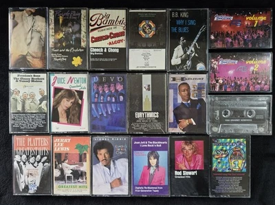 Lot of 19 cassettes, music from1950s-90s. Something for everyone! - Image 1 of 4