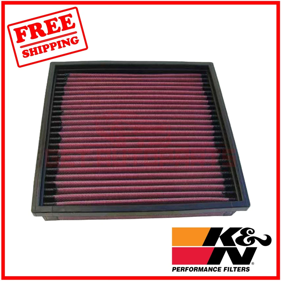 K&N Replacement Air Filter for Audi 200 Quattro 1989-1991 - Image 1 of 2