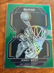 2022-23 Panini Prizm Draft Picks Prizms Green #24 Jerry West - Picture 1 of 2