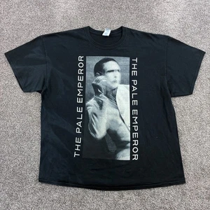 2015 Marilyn Manson Shirt Mens 2XL Black The Pale Emperor Hell Not Hallelujah - Picture 1 of 6