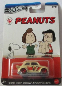 2025 HOT WHEELS SILVER SERIES PEANUTS 60S FIAT 500D MODIFICADO - Picture 1 of 2