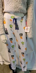 Pantalones de pijama para mujer Novogratz con temática de otoño de Halloween nuevos con etiquetas talla S - Imagen 1 de 7