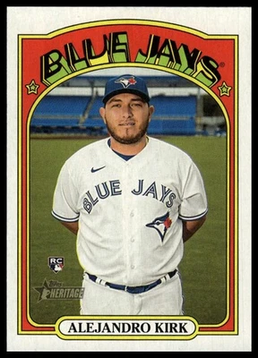 2021 Topps Heritage #544 Alejandro Kirk RC - Image 1 of 2