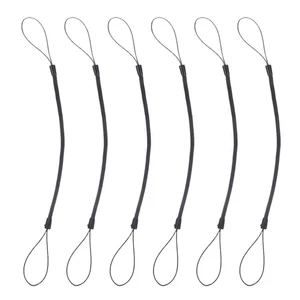 6 Pcs Sangles Téléphone Portable Anti Perte Corde Stylet Rétractable Stylo Cordons - Photo 1 sur 12