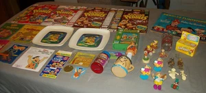 LARGE VINTAGE FLINSTONES LOT CEREAL BOXES, FIGURES, PLATES, COMICS, ETC. COOL - Picture 1 of 21
