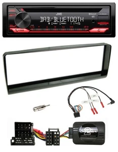 JVC CD DAB USB Bluetooth Lenkrad Autoradio für Alfa Romeo 156 00-01 schwarz - Bild 1 von 9