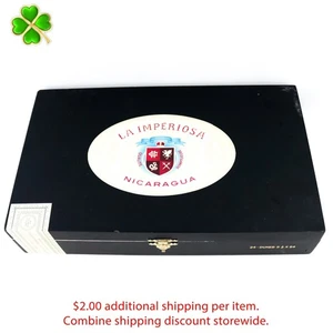 La Imperiosa Dukes Empty Wood Cigar Box 10.75" x 6.5" x 2.25" - Picture 1 of 12