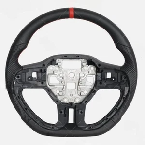 Full Leather Sport Steering Wheel Fit For 2022-2025 Ford Mondeo Fusion Ecoboost - Picture 1 of 7