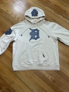 Sudadera con Capucha Detroit Tigers MLB Auténtica Pro Estándar Universitaria Azul Cáscara de Huevo Adulto Lg - Imagen 1 de 19