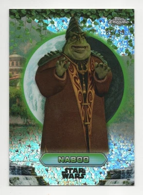2024 Topps Chrome Star Wars Hyperspace Planetary Variation #BPV-34 Boss Nass /99 - Image 1 of 2