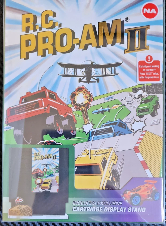 R.C. PRO-AM II 2 LIMITED RUN GAMES NES COLLECTORS EDITION SWITCH GAME RETRO-BIT - Image 1 of 3