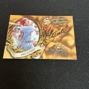 1997 Donruss Series Mike Schmidt Significant Auto #0050/2000 - Picture 1 of 2