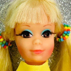 VTG Barbie BEST FRIEND P.J. MATTEL Rooted Eyelashes Japan 1966 Body 60s Goggles - Picture 1 of 23