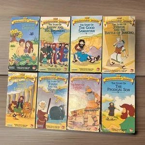 The Beginners Bible Timeless Children's Stories 8 VHS TAPE 1995 GOOD CONDITION - Picture 1 of 2
