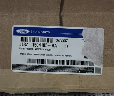 New Ford JL3Z-1504105-AA 2018 2019 2020 Ford F-150 Left Driver Sun Visor Gray Foto 1 de 4