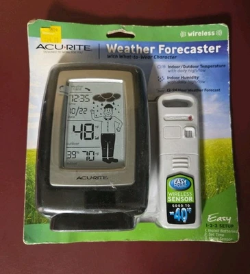 AcuRite 00837W2 Pantalla LED Inalámbrica Predictor Meteorológico Digital Foto 1 de 2