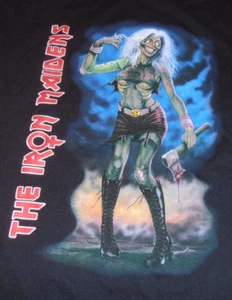 SELTEN &VTG - THE IRON MAIDENS WORLDS FEMALE BAND TRIBUTE TO IRON MAIDEN T-SHIRT 2XL - Bild 1 von 6