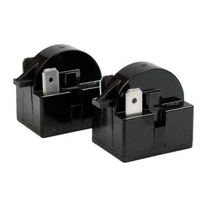 2Pcs Starter Relay 4.7 Ohm for Refrigerator Freezer Dehumidier Compressor 2 Pin - Picture 1 of 6