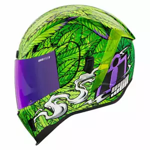 Icon Airform Ritemind Glow Green Full Face Helmet Size 3XL - Picture 1 of 6