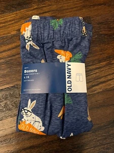 Boxers OLD NAVY para hombre nuevos con etiquetas, lavado suave, PEQUEÑOS, 100 % algodón, azules con estampado animal - Imagen 1 de 2