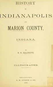 1884 INDIANAPOLIS & MARION County Indiana IN, History and Genealogy DVD B36 - Picture 1 of 2