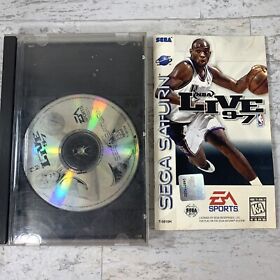 NBA Live 97 (Sega Saturn, 1997) Complete and Working 