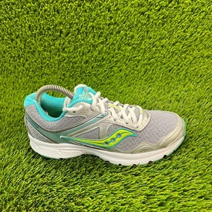 Saucony Grid Cohesion 10 Womens Size 7.5 Gray Blue Running Shoes Sneakers - Imagen 1 de 9