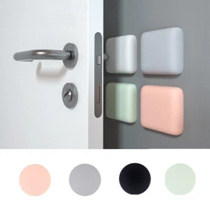 Wall Protector Rubber Stop Door Self Adhesive Handle Bumper Guard Stopper - Picture 1 of 23