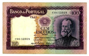 Portugal... P-165a... 100 Escudos... 1961... *VF-XF*    - Imagen 1 de 2