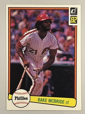 Bake McBride #497 1982 Donruss Philadelphia Phillies - Image 1 of 2