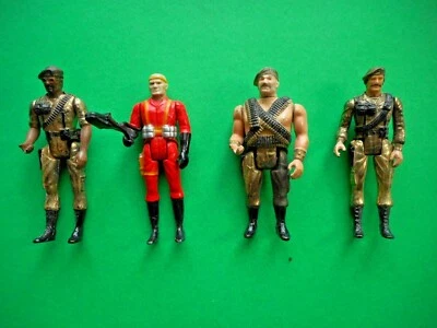 EAGLE FORCE Mego Corp Die Cast Lead Action Figures Set of 4  VINTAGE! - Image 1 of 4