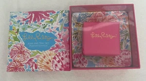 Lilly Pulitzer Soap And Tray Set So juicy Scented Made In USA - Picture 1 of 3