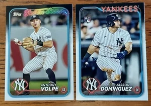 2024 Topps Series 1 Anthony Volpe & Jasson Dominguez Rookie Lot!! Yankees!! - Picture 1 of 2