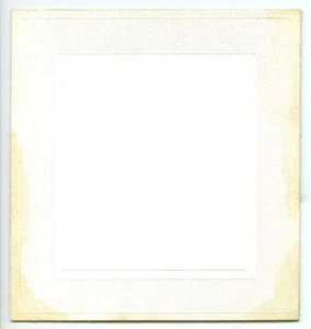 Photographic mount 130x140 for photo 85x95mm circa 1900 - Imagen 1 de 2