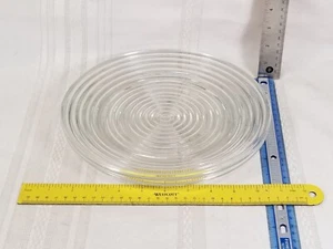 lot of 2 Anchor Hocking Glass Clear Manhattan 10" Dinner Plates - Picture 1 of 3