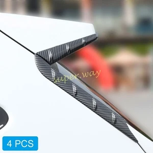 For 2020-2024 Toyota Highlander Carbon Fiber Car Rear Window Spoiler Cover Trims - Picture 1 of 8