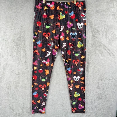 Leggings Disney Villanos Halloween Mujer XL Patrón Telaraña Personajes Estampado Foto 1 de 4