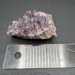 90 g Amatista Cuarzo Geoda Druzy Cluster Cristal Curativo Espécimen - Imagen 1 de 13